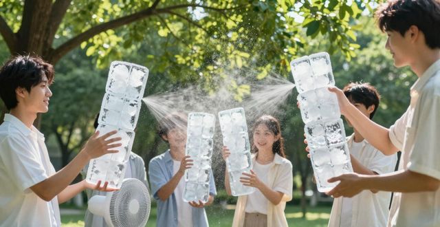 大冰块降温方法_郑州中原区夏季防暑降温大冰块_大冰块户外活动使用时长